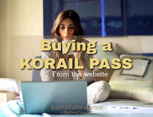 Purchasing a KORAIL PASS on the website