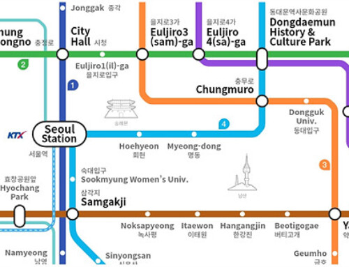 철도노선도 : 서울지하철