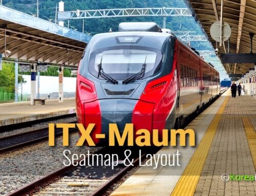 Kereta ekspres Korea: ITX – Bagan tempat duduk di hati