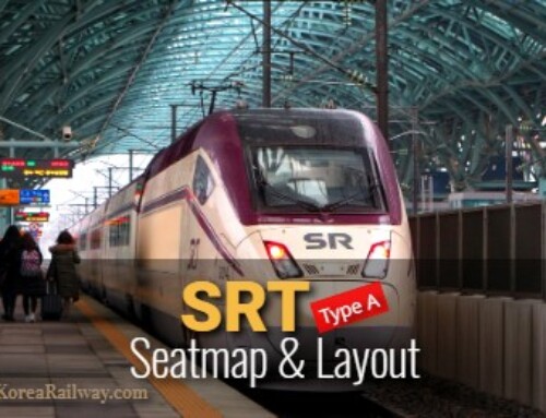 韓国の高速列車、SRTの座席配置図(Aタイプ)